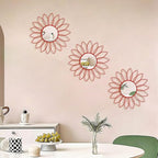 3 Pack Metal Mirrors for Wall Sunburst Wall Mirrors Home Décor Decorative - Image 3