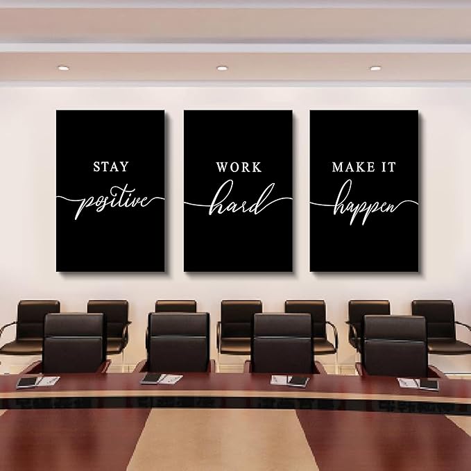 Work Hard Canvas Wall Art - Image 4