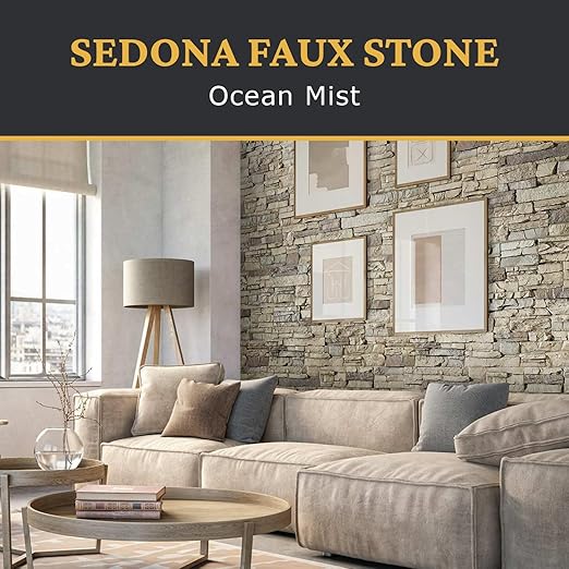 AZ Faux High-Density Polyurethane Faux Stone Interlocking Left Endcap - Image 2