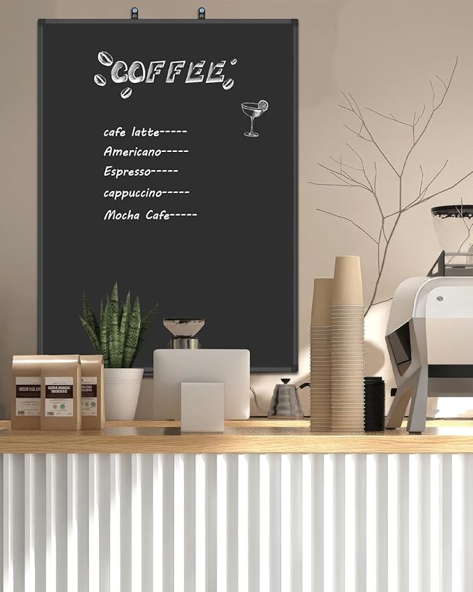 XBoard Magnetic Chalkboard 48 x 31 inch Chalk Board/Black Board, Display - Image 6