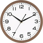 AKCISOT Wall Clock, Modern Small Wall Clocks Battery Operated 10 Inch, Silent by Akcisot