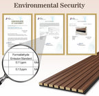 4 Pack Wood Panels for Wall, 94.4" x 12.8" Acoustic Wood Slat Wall Panel for - Image 5