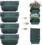 Vertical Garden Planter, 13 inch Wall Mounted Planter - Image 4