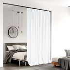 Room Divider Curtains for Ceiling Track Rod, 4.3 ft Wide x 8 ft Tall, 1 Panel - Image 2