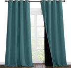 NICETOWN 100% Blackout Curtains 102 inches Long, Noise Reduction Window by NICETOWN