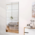 TRAHOME Home Gym Mirror Tiles for Wall, Living Room, Over The Door - Image 3