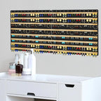 Peg Board, 6 Pack 12"x12" Black Metal Pegboard Panels Pegboards Wall Organizer - Image 8