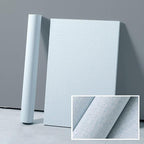 Yancorp Textured Fabric Grasscloth Peel and Stick Wallpaper Blue Contact Paper - Image 3