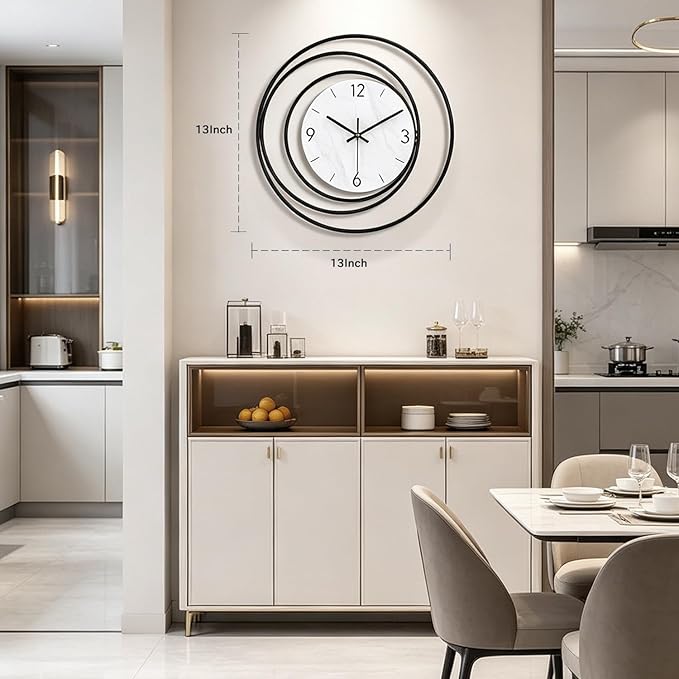 Dankeit Decorative Wall Clock, Silent Non-Ticking Quality Quartz Movement - Image 5