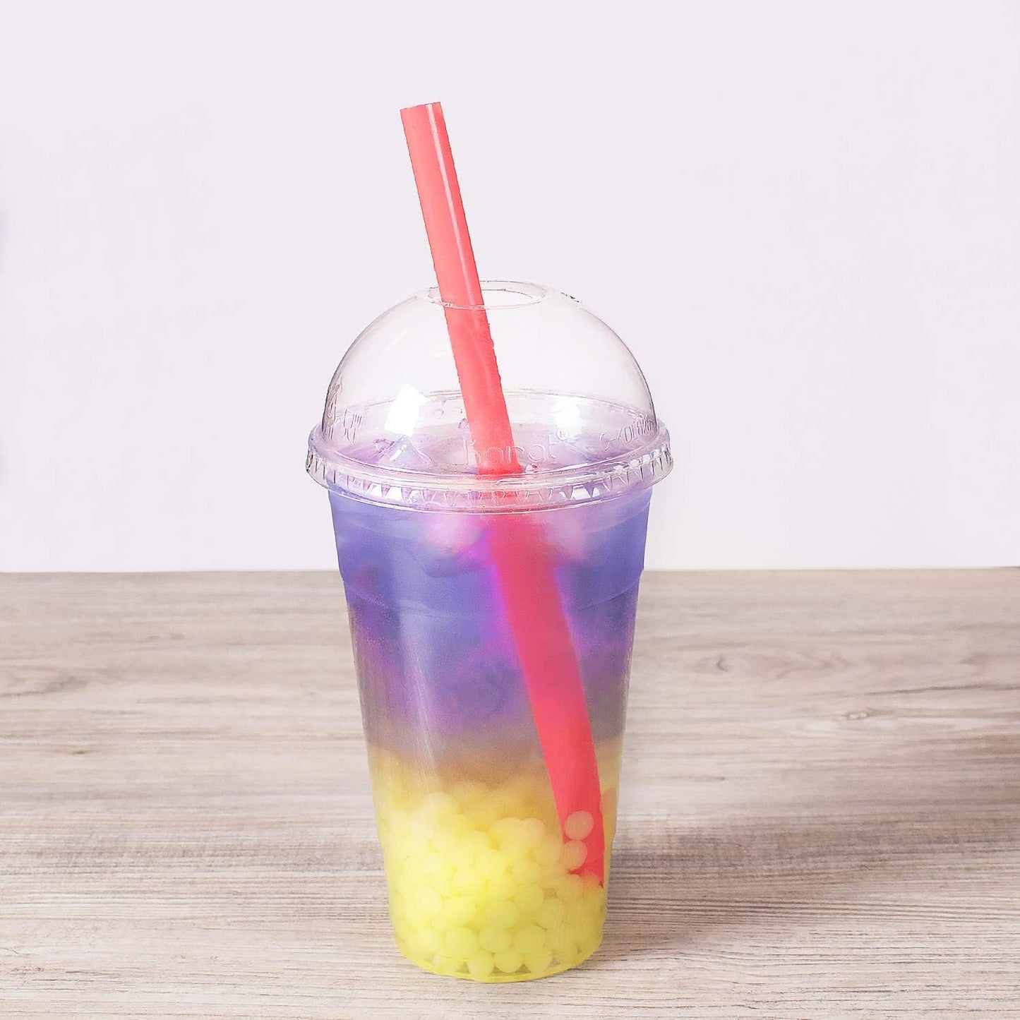 Karat C9060s (Red) 9" Boba Straws (10mm) - Red (Case of 1600)