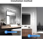 Combuh Modern Bathroom Vanity Light Fixtures Above Mirror Soft Shadow Free Wall - Image 4