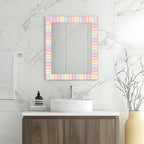 HOMETITUTE Wallpaper Border Peel and Stick Wall Border Rainbow Stripe - Image 6
