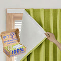 Magic Tape 100% Blackout Curtain by Sovtfides