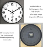 XNM Small Wall Clock Modern Wall Clocks Battery Operated 10 Inch Silent Non - Image 6