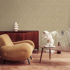 Tempaper x Jeremiah Brent Cream Textured Hoffmann Faux Sisal Removable Peel and - Image 7