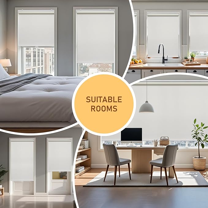 Customize Cordless Roller Shades Blackout Blinds - Image 8