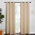 NICETOWN Room Darkening Draperies Window Curtain Panels, Thermal Insulated - Image 2