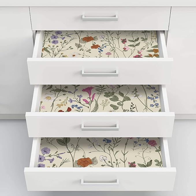 JiffDiff Floral Wallpaper Peel and Stick- 1181" x 17.3" Farm Floral Wall Paper - Image 8