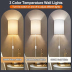 Plug in Wall Sconces Set of Two: Wall Lights - Image 5