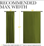 NICETOWN Blackout Draperies and Curtains, Thermal Insulated Window Decoration - Image 6