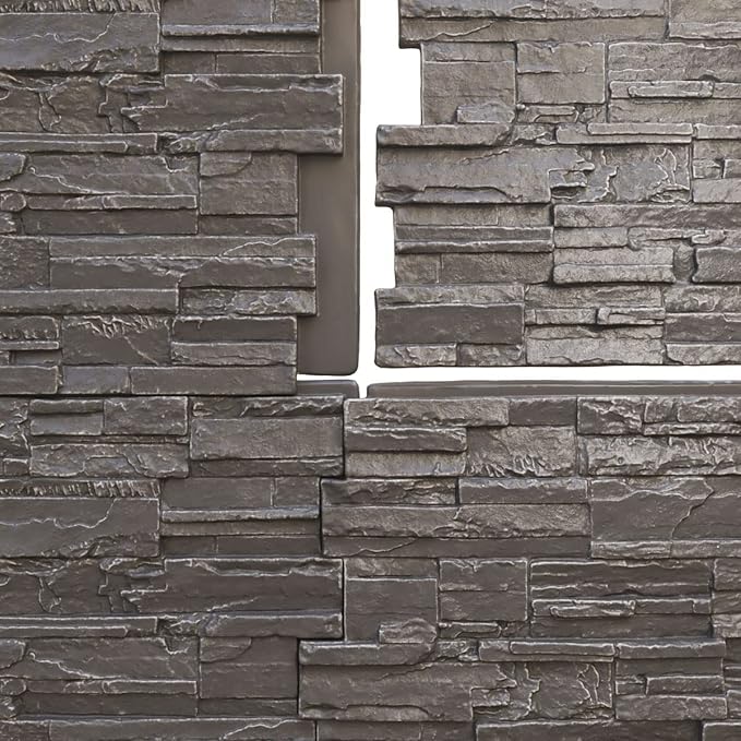 Ekena Millwork 48 5/8"W x 24 3/4"H x 1 1/4"D Cascade Stacked Stone, StoneWall - Image 9