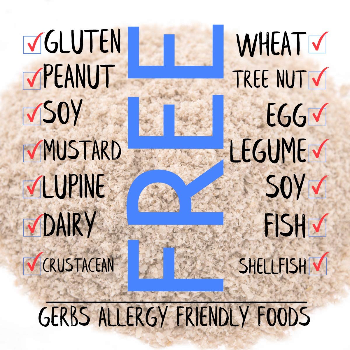 Gerbs Ground Sunflower Seed Meal, 2 LBS - Top 14 Food Allergy Free & NON GMO - Vegan & Keto Safe – Cold Milled Full Oil Seed Protein Powder