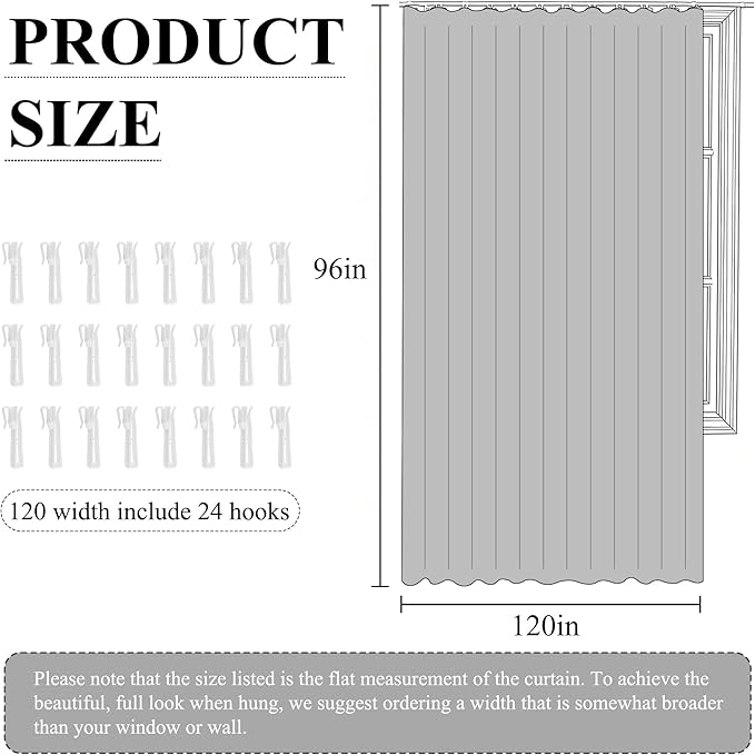 RYB HOME Total Blackout Curtain - Image 7