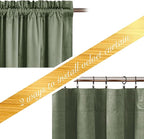 NICETOWN Super Soft Velvet Curtains 72 inches, Sound Reducing Cold Heat - Image 2