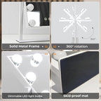 ZL ZELing Vanity Mirror with Lights, Makeup Mirror with Lights, Light up - Image 5