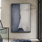 Extra Large Framed Neutral Abstract Wall Art by Cuspin