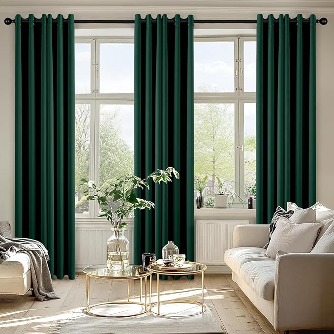 MIULEE Blackout Curtains for Bedroom Living Room 2 Panels, Thermal Insulated - Image 6