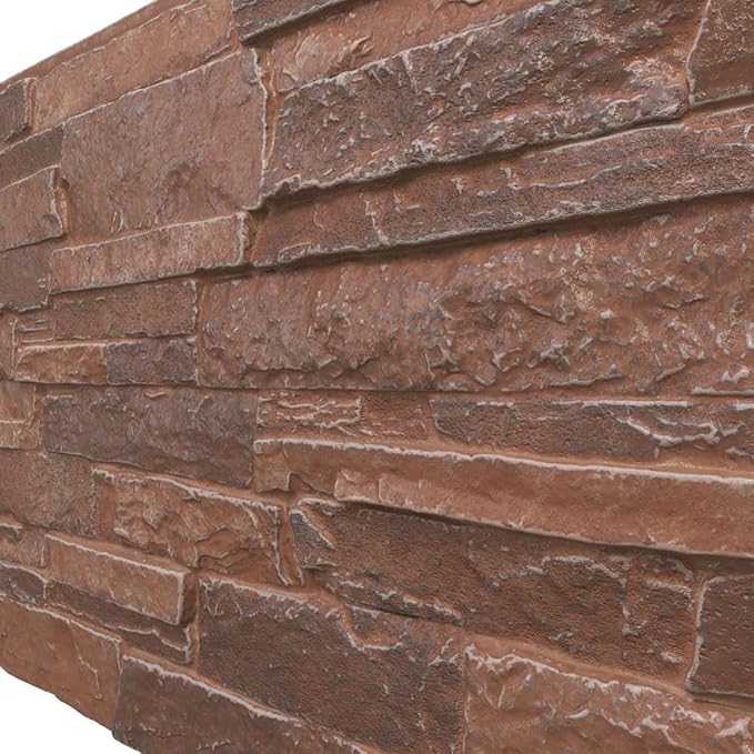 EverStone Acadia Ledge Faux Stone Panel, York Town Color - Image 7