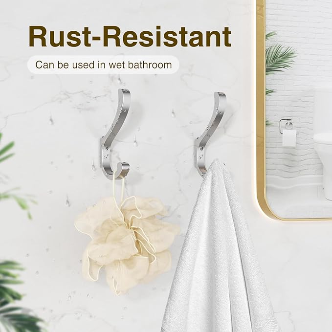 Coat Hooks Wall Mount for Hanging - Image 5