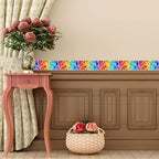 IVN Wallpaper Border Peel and Stick Decorative Wall Trim Self Adhesive Vibrant - Image 7