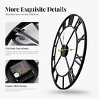 Cuspin 36 Inch Extra Large Wall Clock, Silent Non Ticking Battery Operated - Image 4