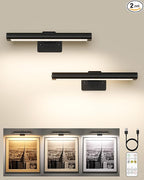 EZVALO Picture Light for Wall, Rechargeable 2400mAh Battery Lights Wireless by EZVALO