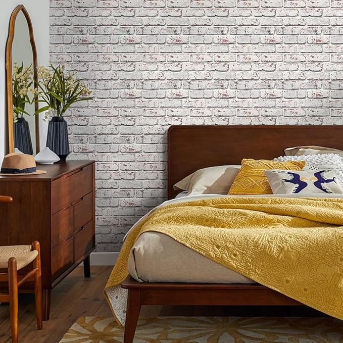 Commomy Faux Brick Peel and Stick Tiles - Image 2