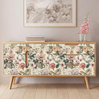 Jeweluck Floral Wallpaper Peel and Stick Vintage Floral Contact Paper Peel and - Image 3