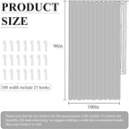 RYB HOME 100% Blackout Sliding Door Curtain, Extra Wide Room Divider Curtain - Image 7