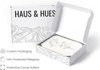 HAUS AND HUES Grey Floral Wall Art - Image 4