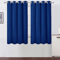 LEMOMO Blackout Curtains 52 x 63 inch/Royal Blue Curtains Set of 2 by Lemomo