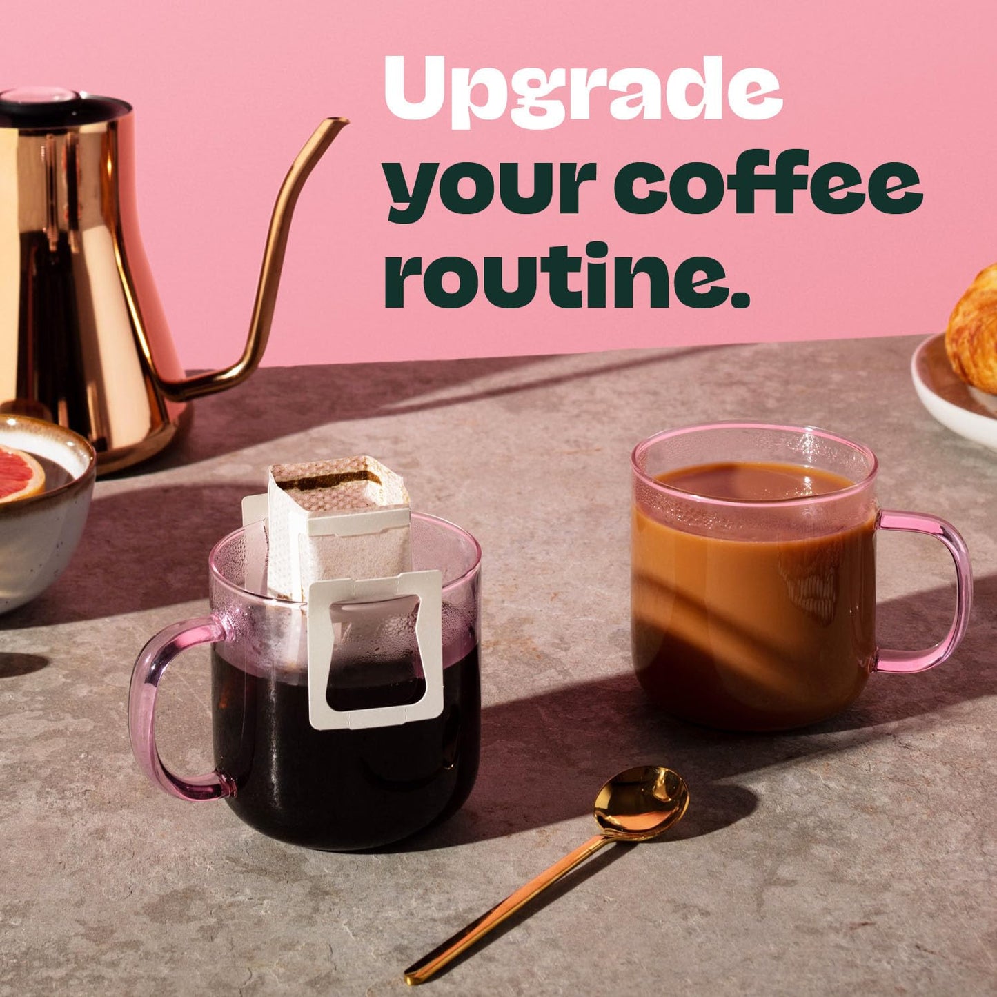 Copper Cow Premium Pour Over Single-Serve Vietnamese Coffee | Vanilla | Dark Roast | Flavored with Vanilla Beans | Includes 8 Coffees