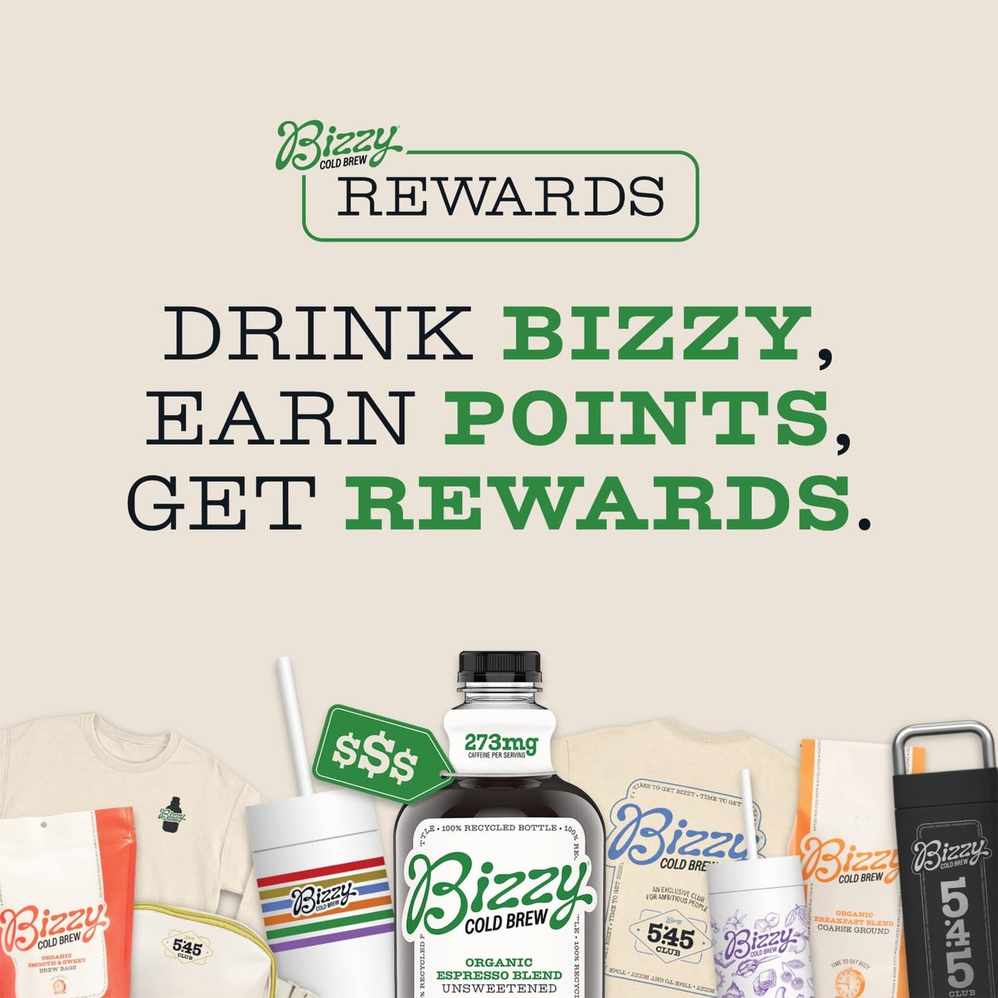 Bizzy Organic Cold Brew Coffee | Dark & Bold Blend | Coarse Ground Coffee | Dark Roast | Micro Sifted | Specialty Grade | 100% Arabica | Brew Bags | 12 Count | Makes 42 Cups