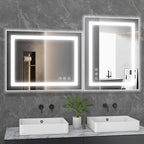 Sweetcrispy 36"x36" Smart Anti-Fog LED Bathroom Mirror - Image 2