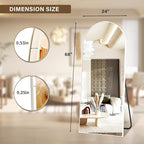 XRAMFY 24x68 Arched Full Length Mirror Floor Mirrors - Image 5