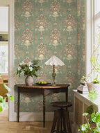 Orainege Floral Wallpaper Peel and Stick Wallpaper Modern Contact Paper 16.9in - Image 3