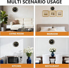 Wall Clock, 8inch Modern Silent Non-Ticking Wall Clocks Battery Operated - Image 8
