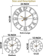 Sorbus Large Wall Clock for Living Room Decor - Image 8