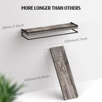Meangood Floating Shelves Wall Mounted Set of 2, Wall Shelf - Image 3