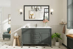Briivue 50x30 Inch Black Bathroom Mirror - Image 9